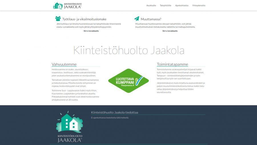 Kiinteistöhuolto Jaakola Oy